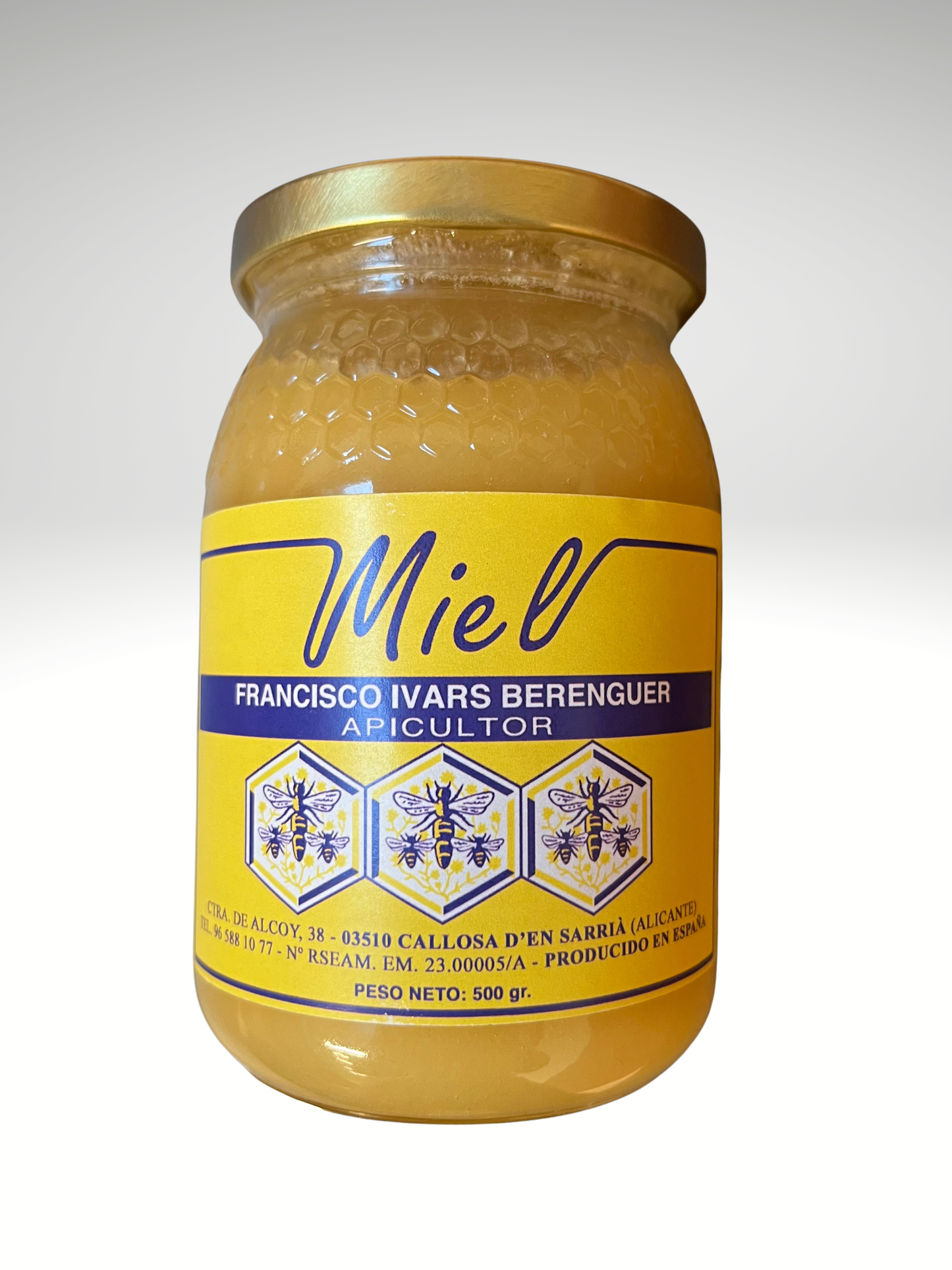 Honing van Katoenbloem 500 gram